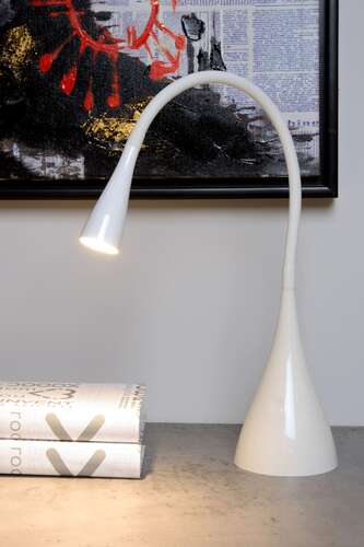 Lucide Zozy 18650/03/31 lampa stołowa lampka 1x3W LED 3000K biała