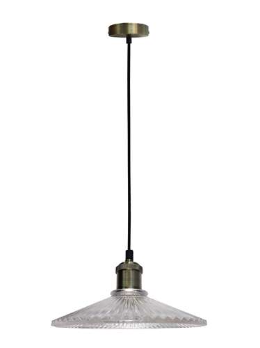 Candellux Ledea Chester 50101271 lampa wisząca zwis 1x40W E27 bezbarwna