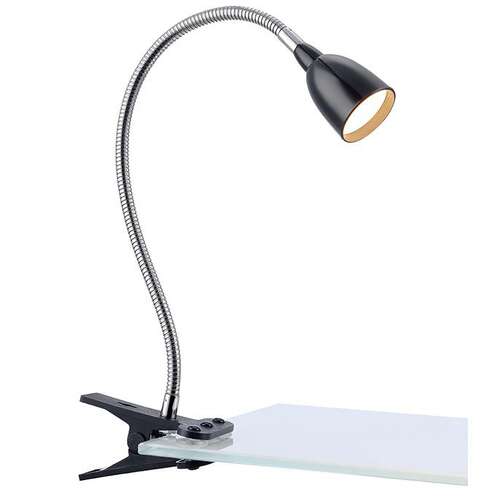 Lampka stołowa z klipsem Markslojd Tulip 106092 1x3W LED czarna
