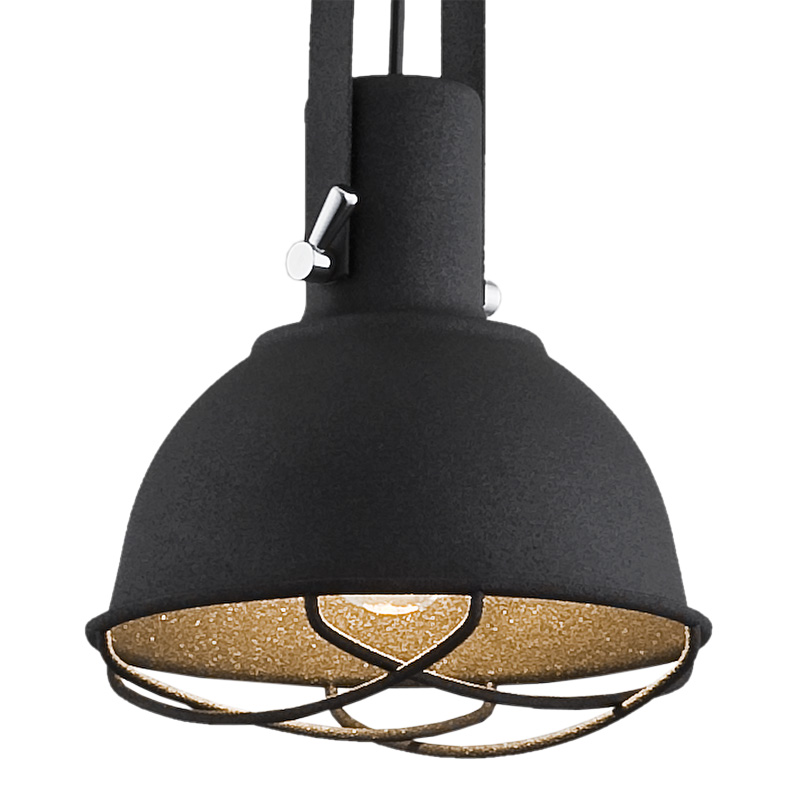 Lampa wisząca Argon Calvados 3188 zwis 1x60W E27 czarna