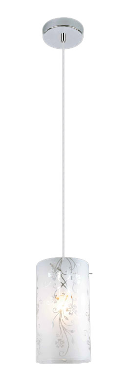 Lampa wisząca Italux Valve MDM1672/1 zwis 1x60W E27 chrom