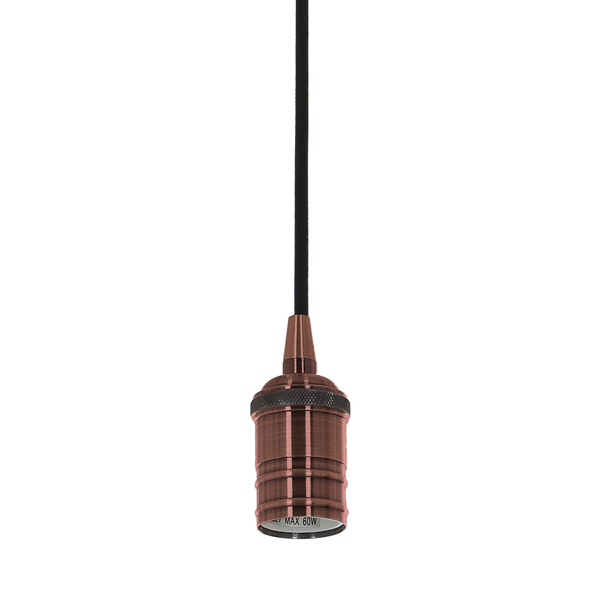 Italux Atrium DS-M-036 RED COPPER lampa wisząca zwis 1x60W E27 miedziana czerwień