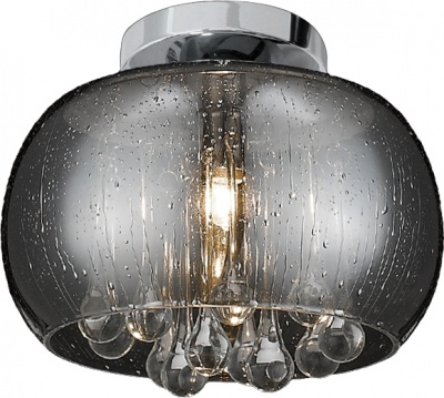 Plafon Zuma Line Rain C0076-01D-F4K9 lampa kryształowa oprawa sufitowa 1x42W G9 szkło/chrom