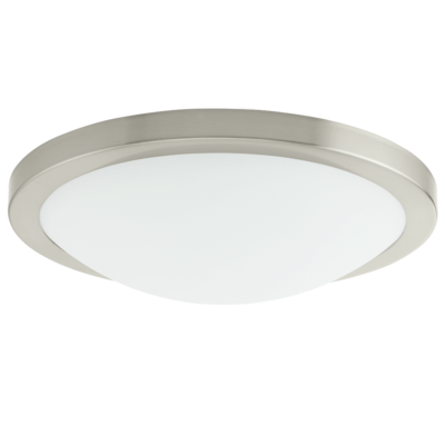 Plafon Eglo Arezzo 87329 lampa sufitowa ścienna 1x60W E27 nikiel mat / biały