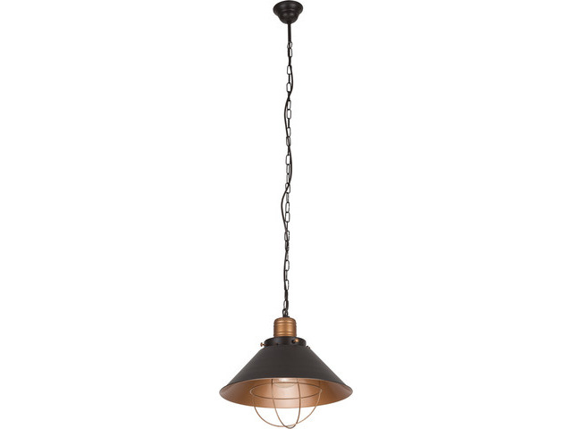Lampa wisząca Nowodvorski Garret 6443 S zwis 1x60W E27 brązowo/miedziana