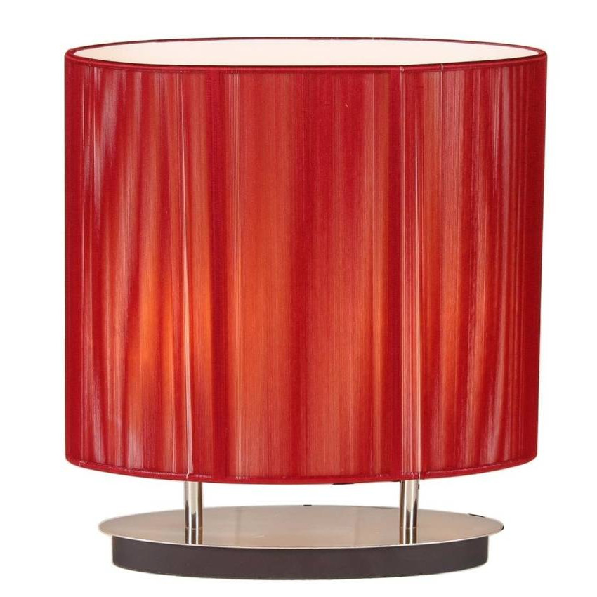 Candellux Artemis 41-10165 lampa stołowa lampka 2x60W E27 czerwony
