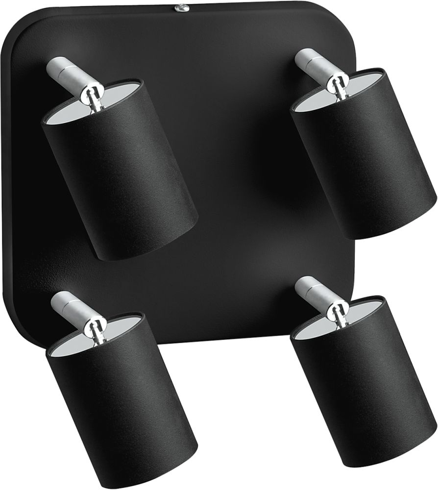 Plafon Nowodvorski Eye Spot 6022 Black lampa oprawa ruchoma sufitowa 4x35W GU10 czarny >>> RABATUJEMY do 20% KAŻDE zamówienie !!! - wysyłka w 24h