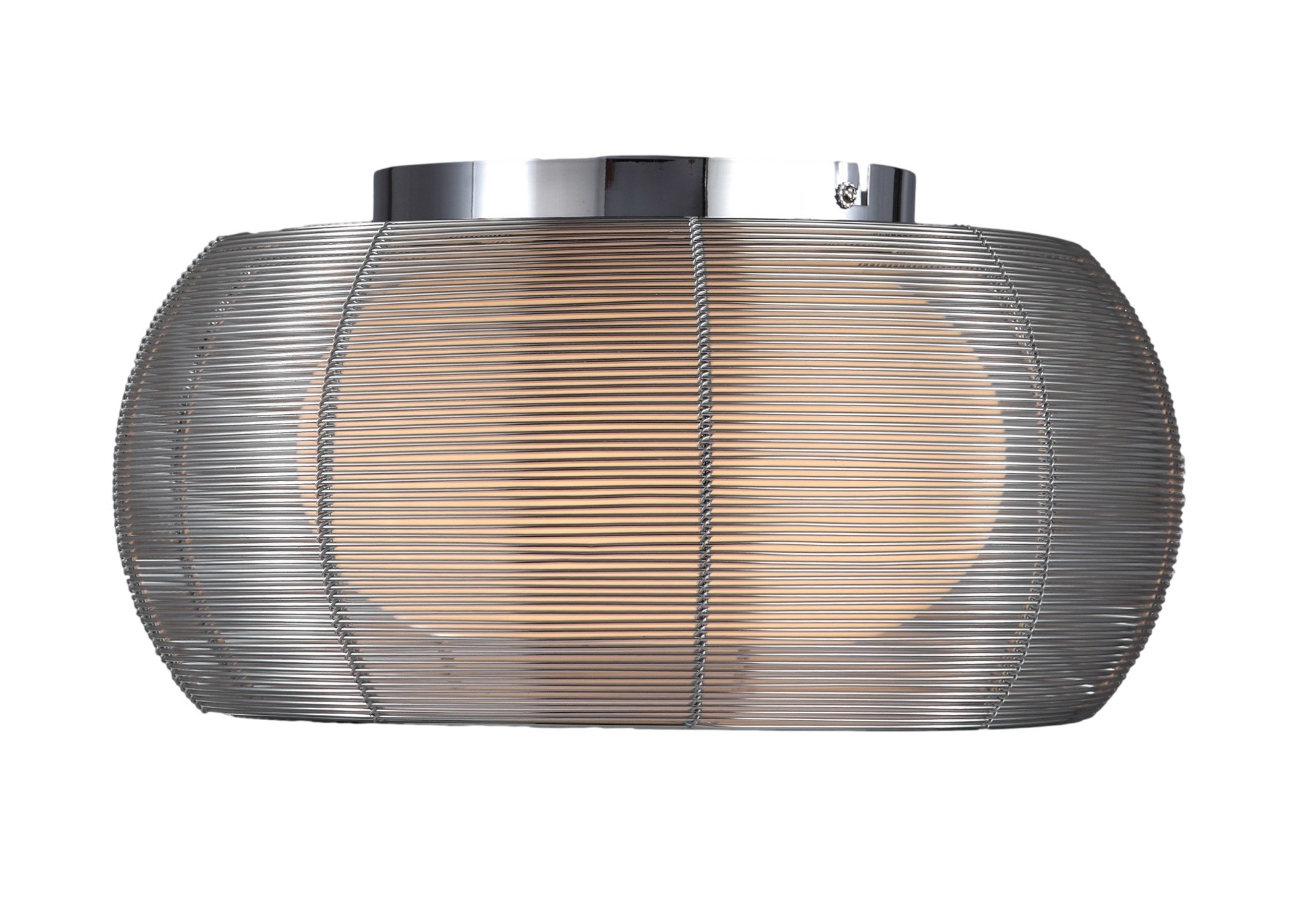 Plafon Zuma Line Tango MX1104-2LS druciany oprawa lampa sufitowa 2x60W E27 srebrny
