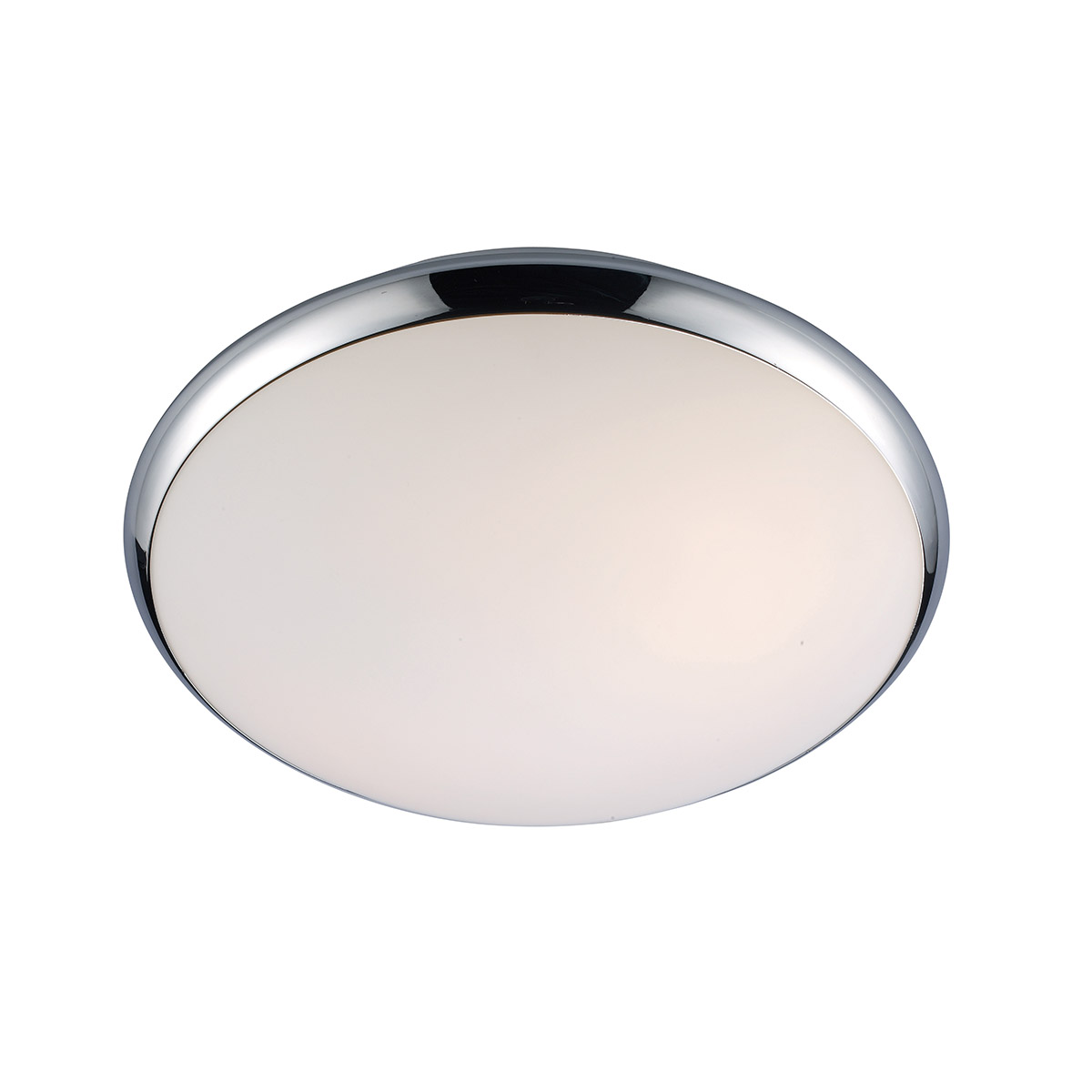 Italux Kreo 5005-S plafon lampa sufitowa 1x60W E27 chrom/ biały